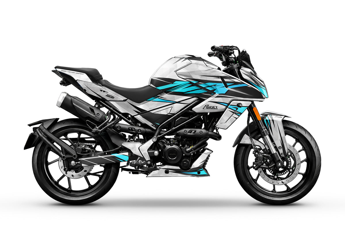 Dekor passend für CFMOTO 125 NK - Wild Edition, Farbe Türkis