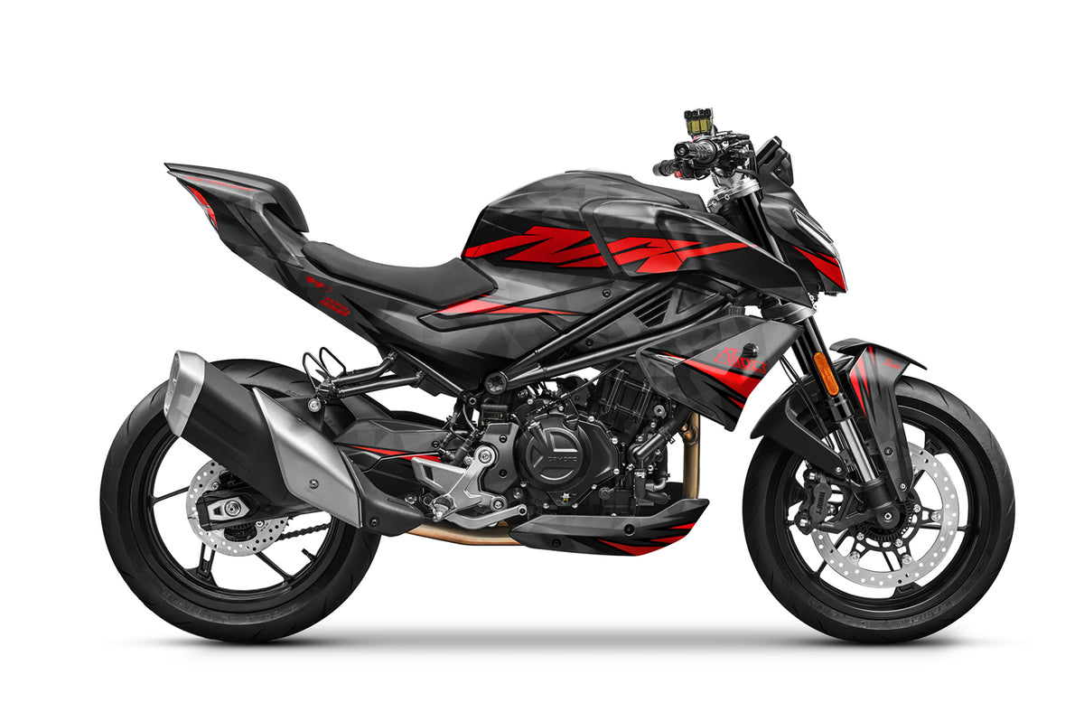 Dekor passend für CFMOTO 450 NK - Wild Edition, Farbe Rot