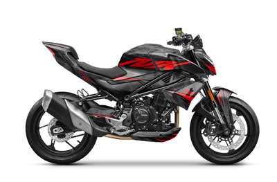 Dekor passend für CFMOTO 450 NK - Wild Edition, Farbe Rot