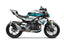 Dekor passend für CFMOTO 450 NK - Wild Edition, Farbe Türkis