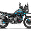 Dekor passend für CFMOTO 800 MT-X - Wild Edition, Farbe Blau | Grau