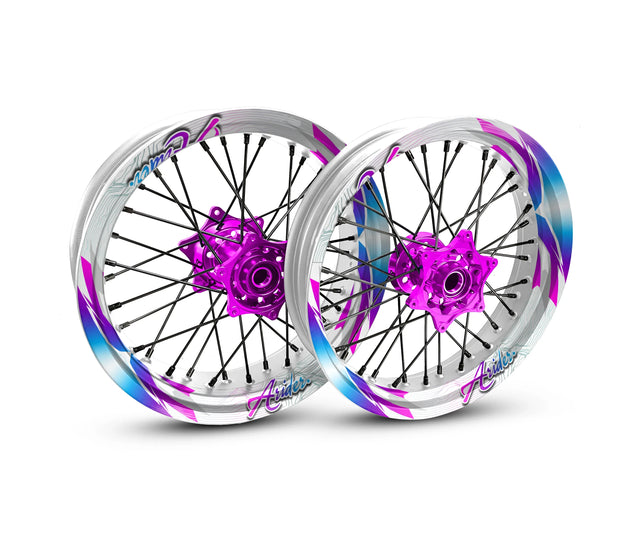 Motorrad Felgenaufkleber - 360° Spin - Peak Edition - Arider