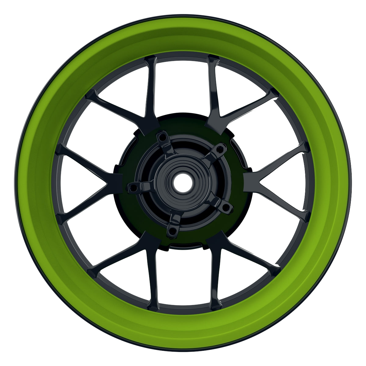 Felgenaufkleber Einfarbig Wheelsticker Premium grün