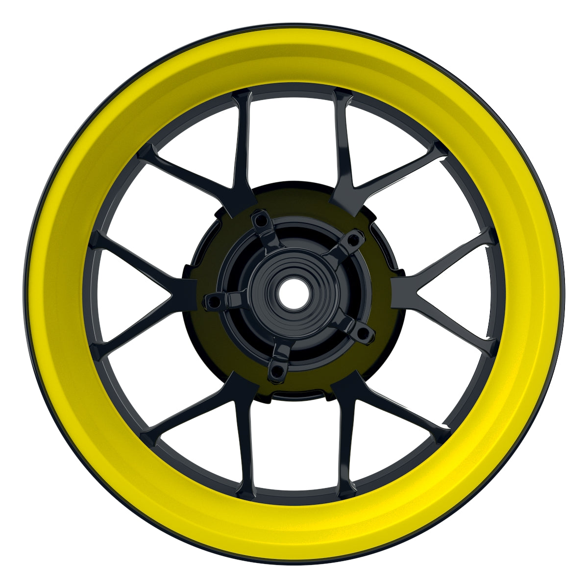 Felgenaufkleber Einfarbig Wheelsticker Premium gelb
