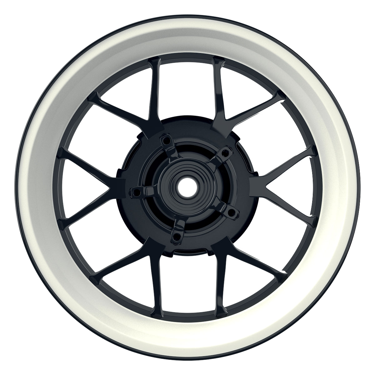 Felgenaufkleber Einfarbig Wheelsticker Premium weiss