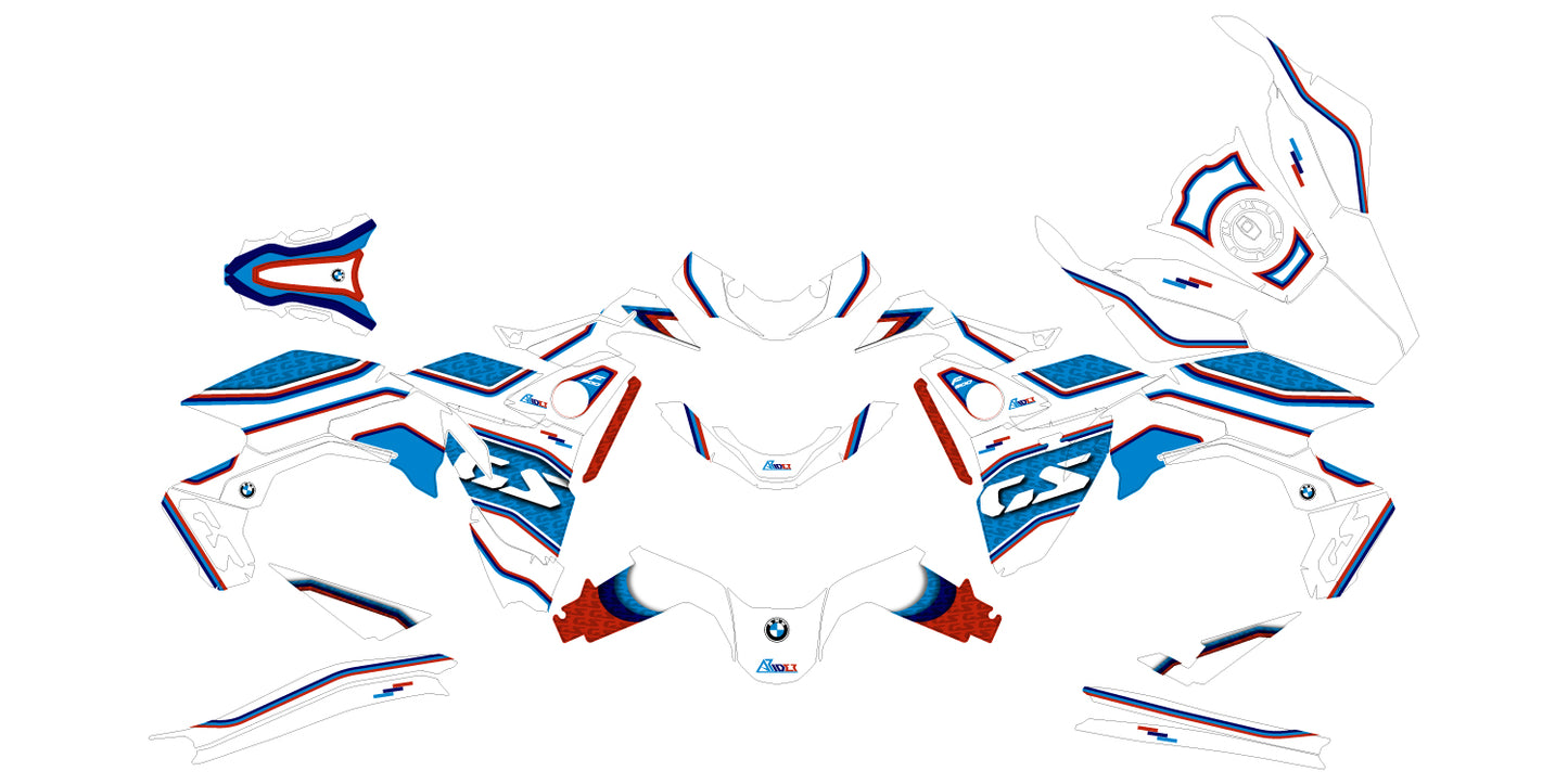BMW F 900 GS Kit de pegatinas - Edición Icono