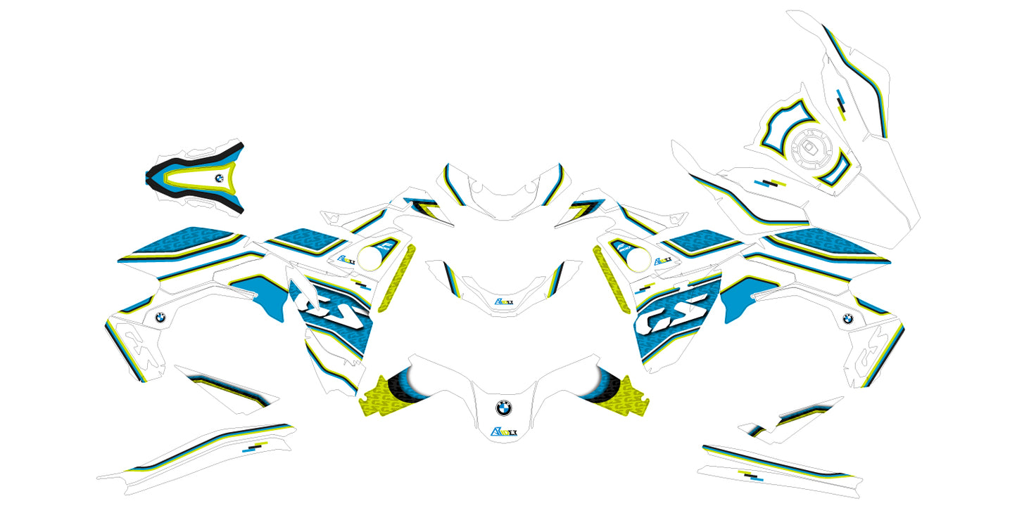 BMW F 900 GS Kit de pegatinas - Edición Icono