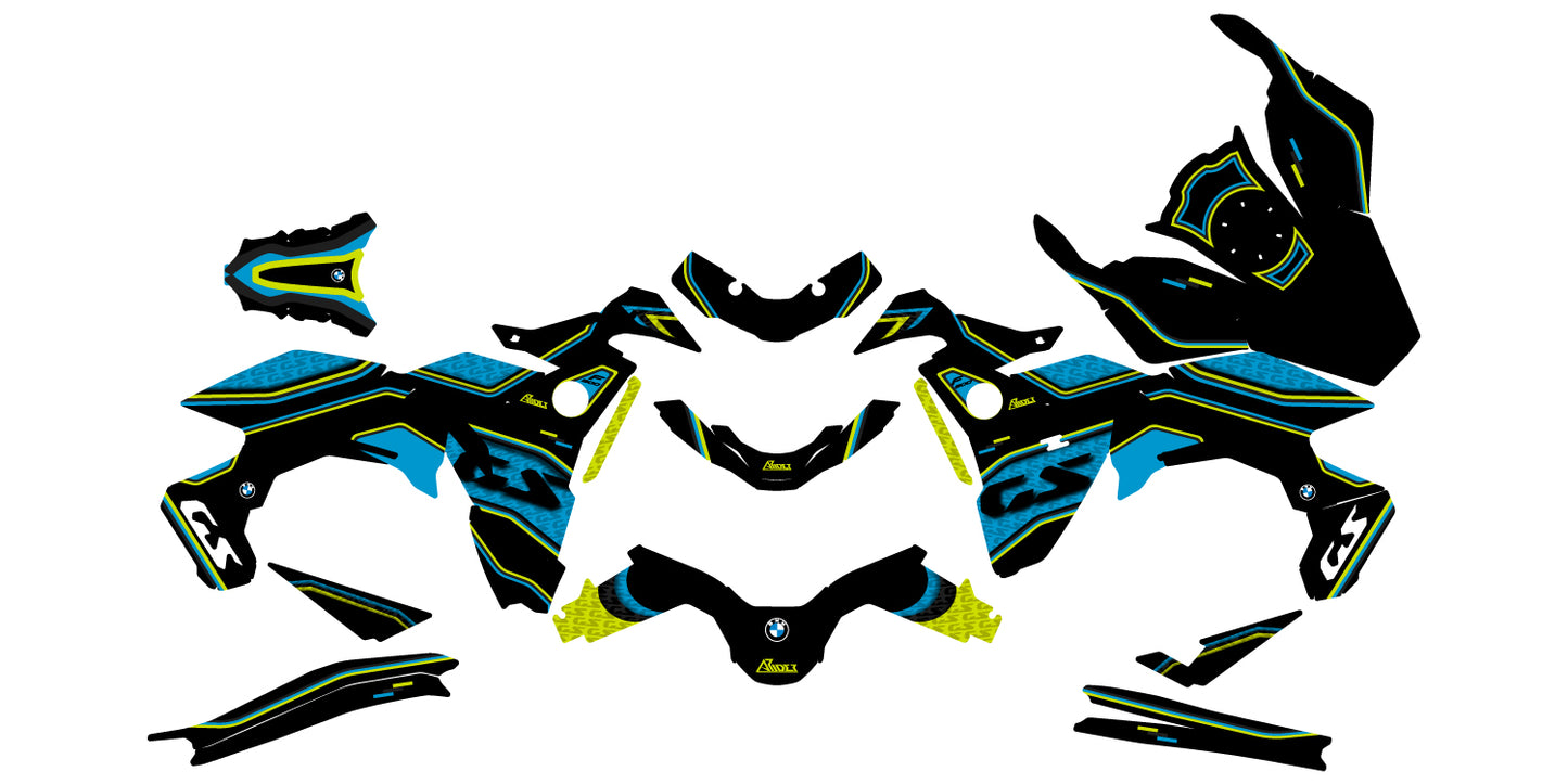 BMW F 900 GS Kit de pegatinas - Edición Icono