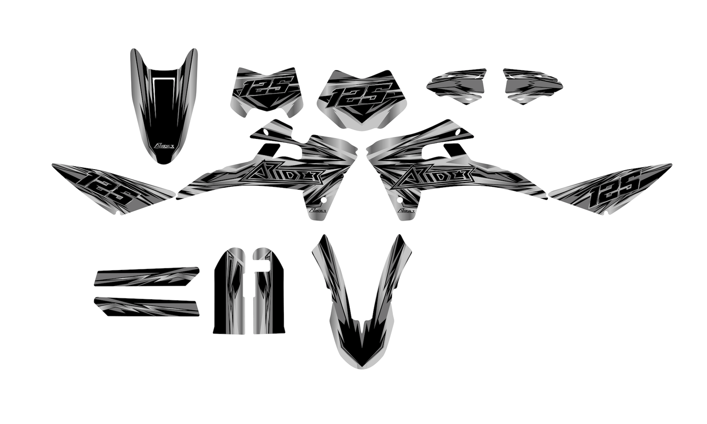 Grafiche perfetta per Fantic XMF 50 / 125- Lightning Edizione