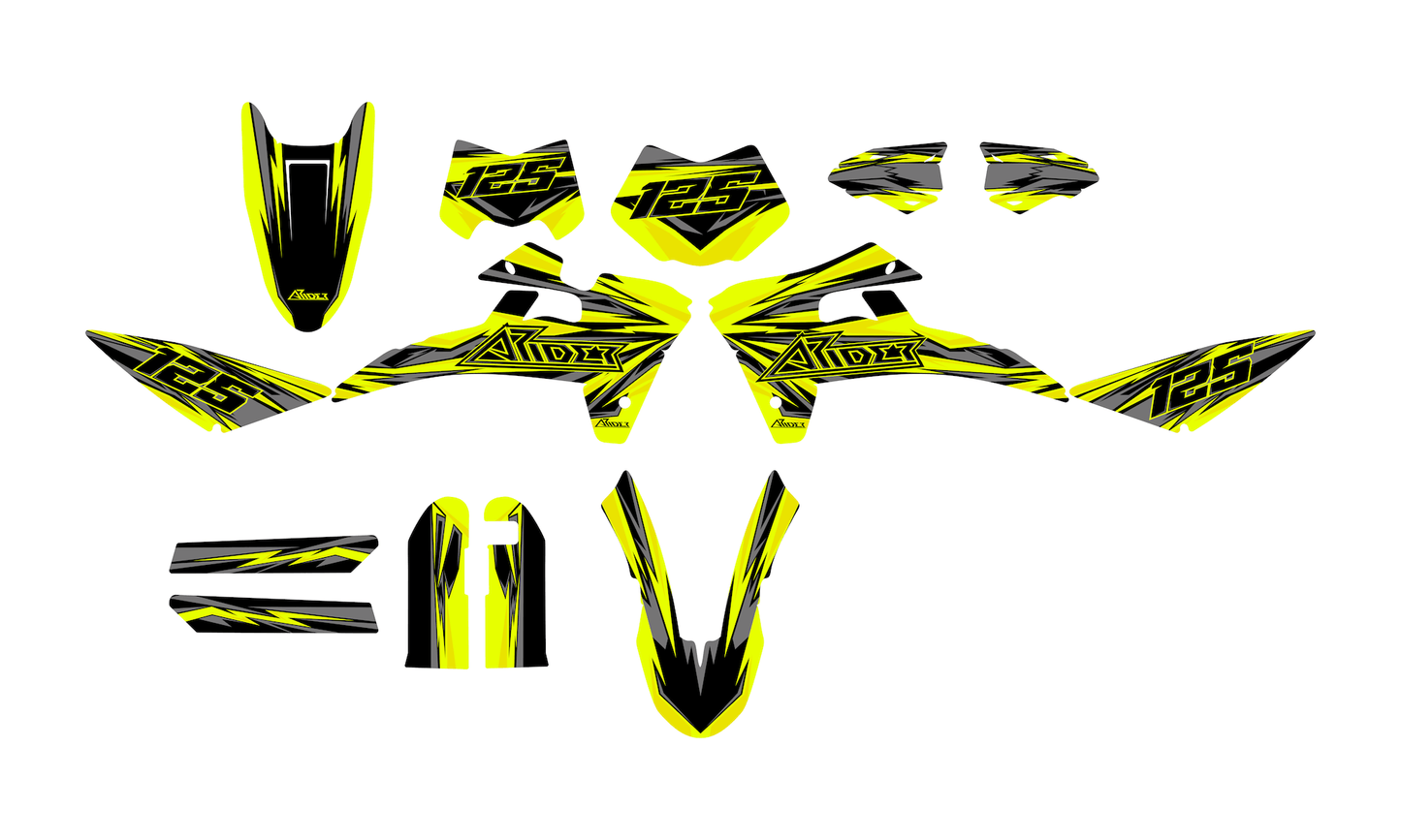 Grafiche perfetta per Fantic XMF 50 / 125- Lightning Edizione