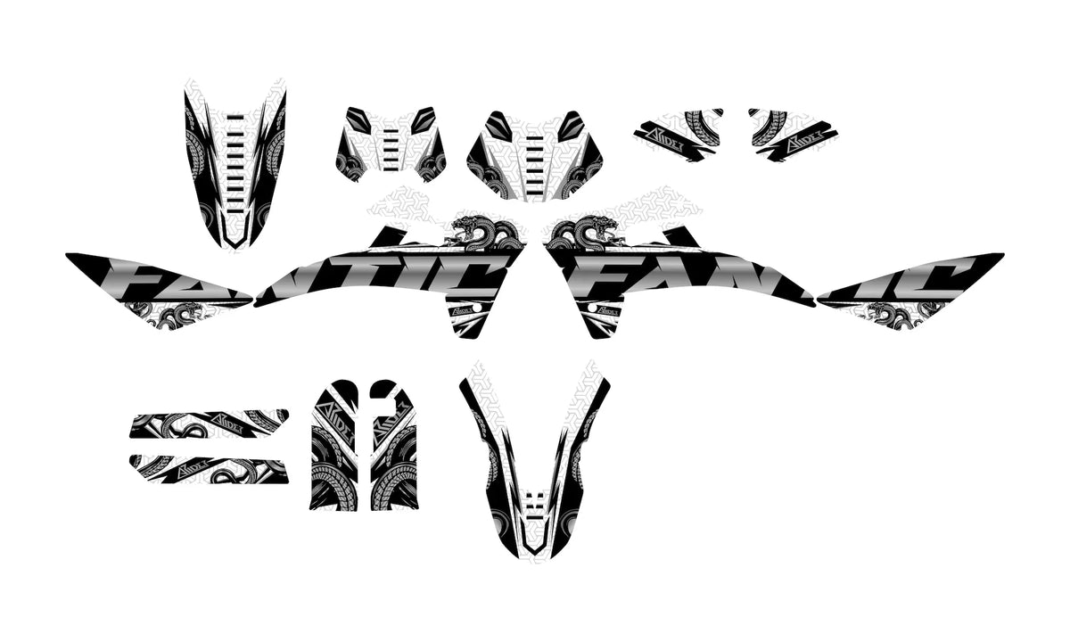 Dekor passend für Fantic XMF 50 / 125 - Mamba Edition - Arider