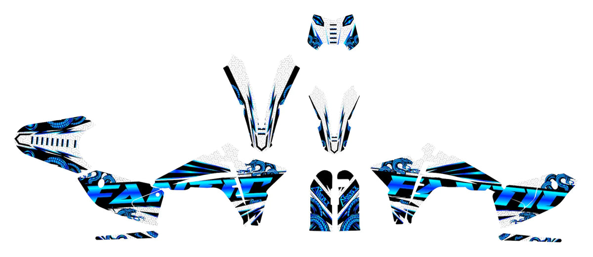 Dekor passend für Fantic XMF 50 / 125 - Mamba Edition - Arider