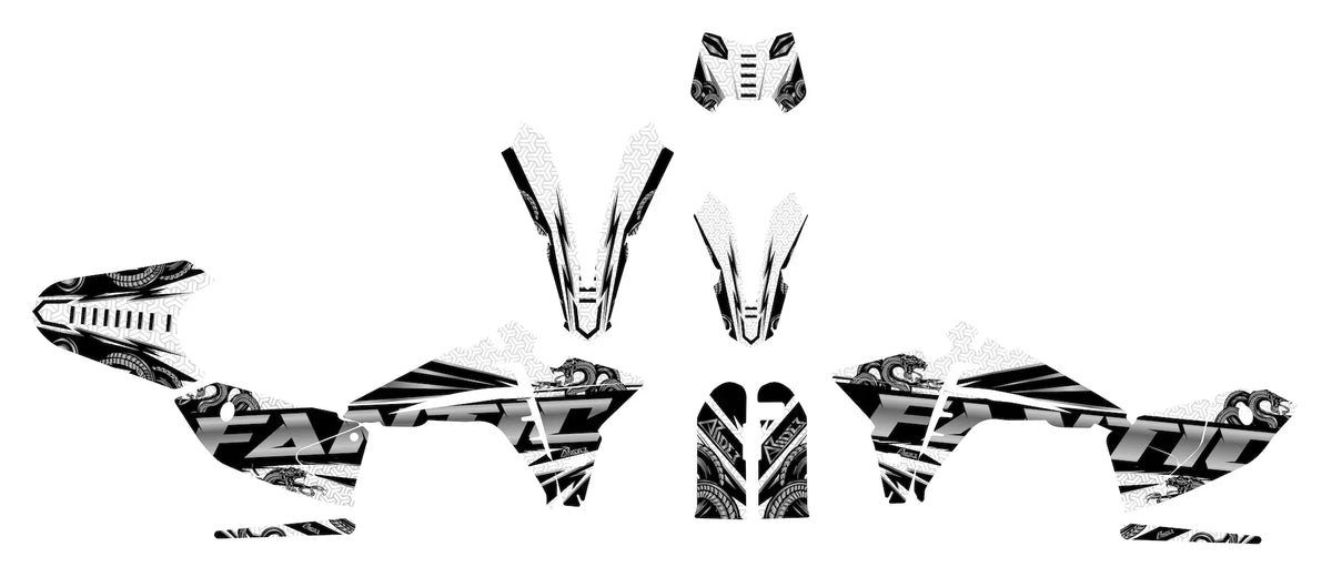Dekor passend für Fantic XMF 50 / 125 - Mamba Edition - Arider