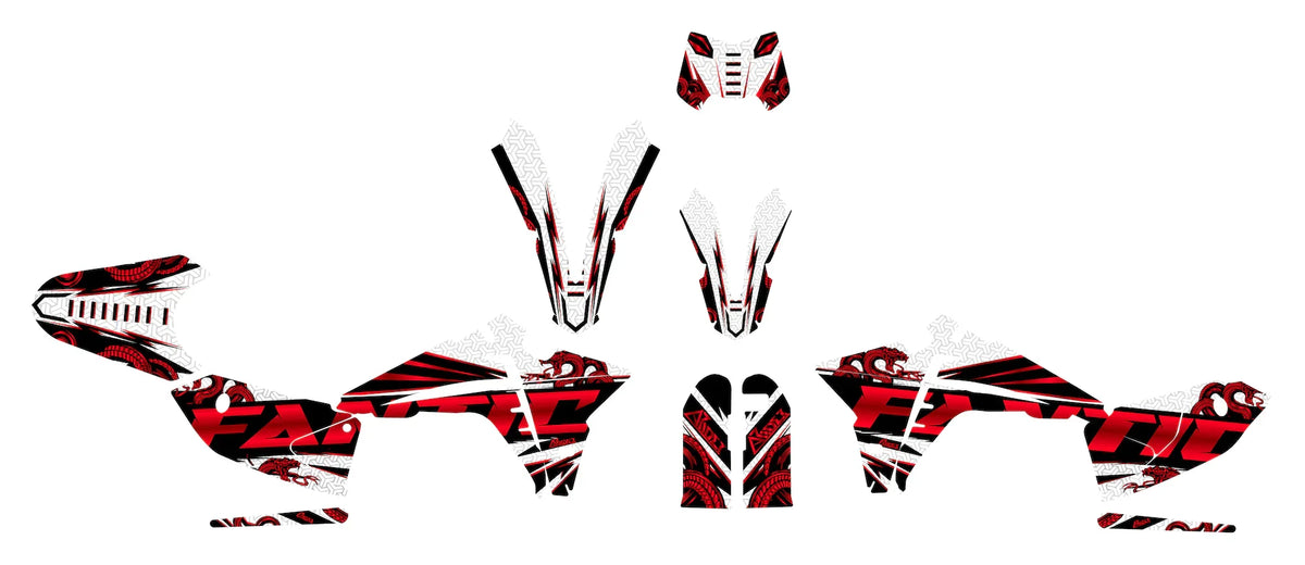 Dekor passend für Fantic XMF 50 / 125 - Mamba Edition - Arider