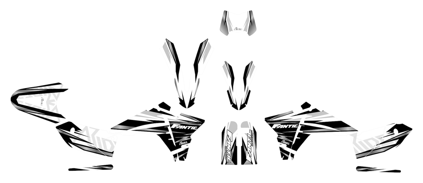 Grafiche perfetta per Fantic XMF 50 / 125- Slight Edizione