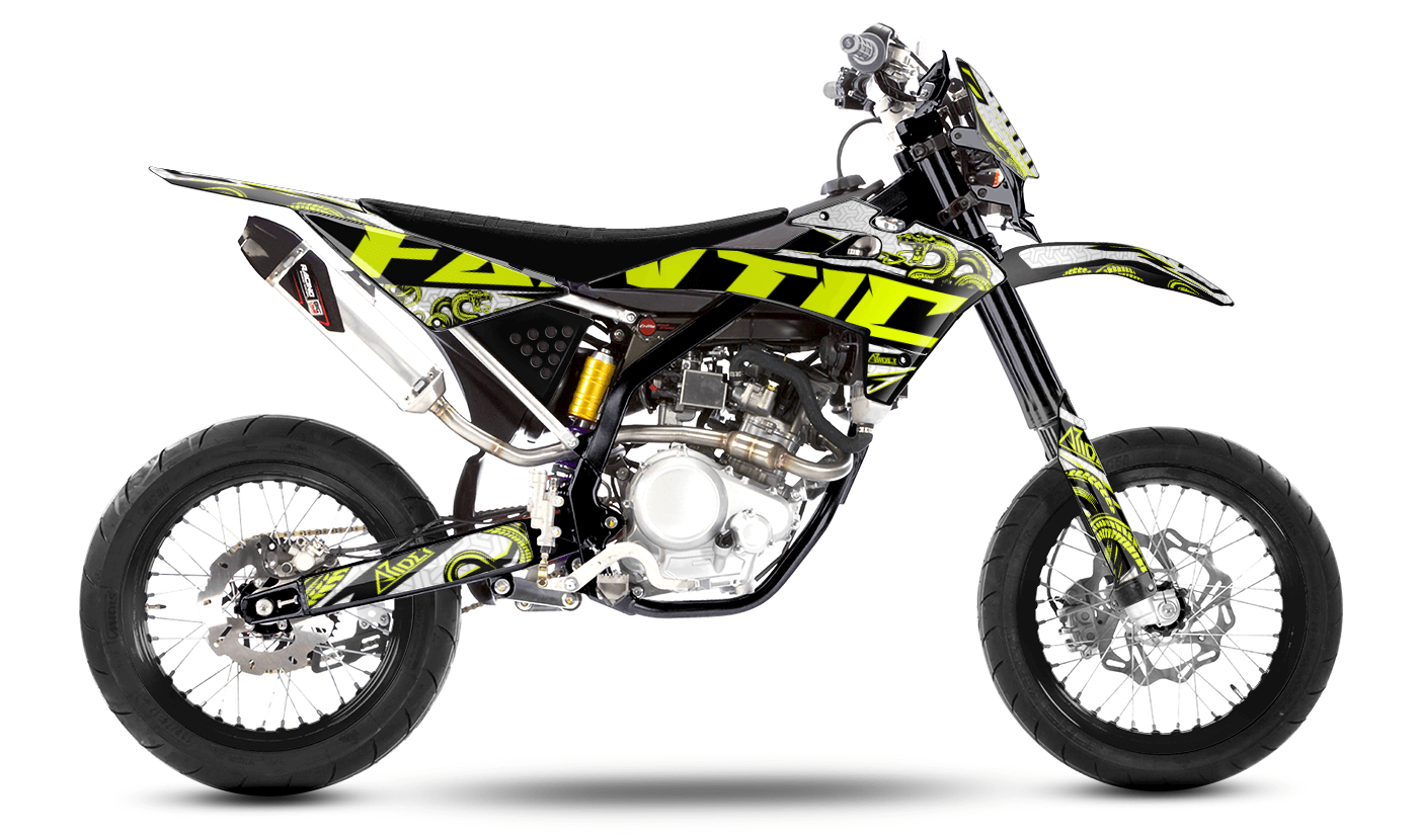 Grafiche perfetta per Fantic XMF 50 / 125- Mamba Edizione