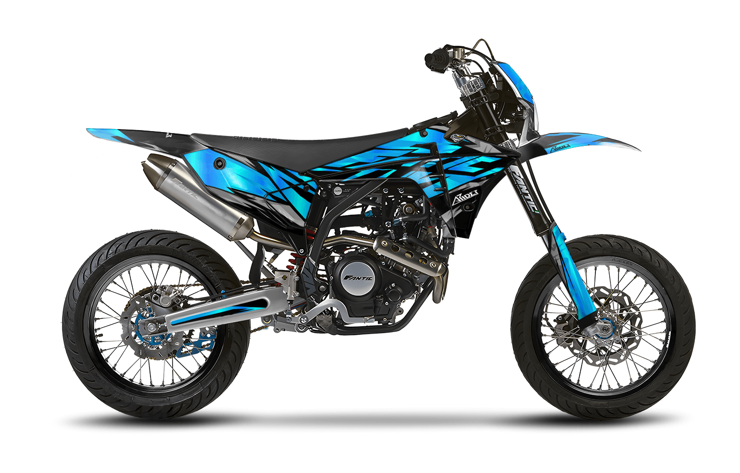 Malaguti Fifty Motocross Tunata Graphics Kit Suitable For Fantic