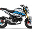 Dekor passend für Honda MSX 125 Grom - Wild Edition, Farbe Blau, Baujahr 2017-2020