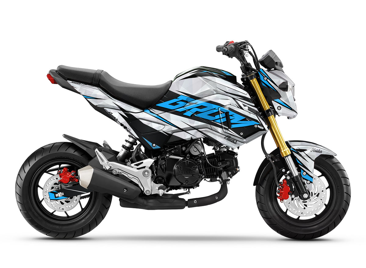 Dekor passend für Honda MSX 125 Grom - Wild Edition, Farbe Blau, Baujahr 2017-2020