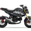 Dekor passend für Honda MSX 125 Grom - Wild Edition, Farbe Schwarz, Baujahr 2017-2020