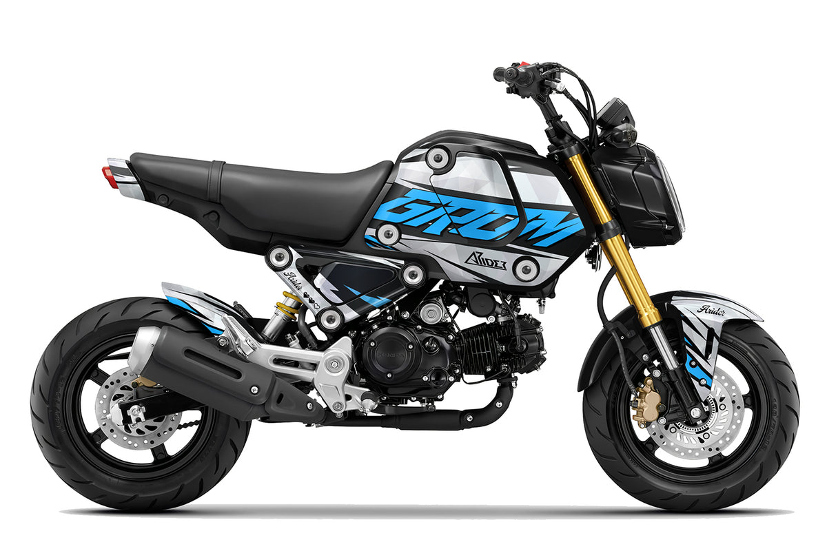 Dekor passend für Honda MSX 125 Grom - Wild Edition, Farbe Blau, Baujahr 2021-2024