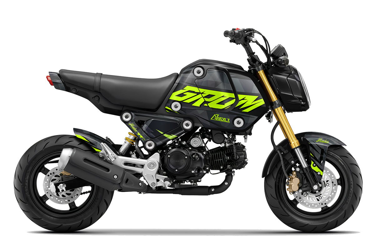 Dekor passend für Honda MSX 125 Grom - Wild Edition, Farbe Grün, Baujahr 2021-2024