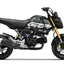 Dekor passend für Honda MSX 125 Grom - Wild Edition, Farbe Schwarz, Baujahr 2021-2024