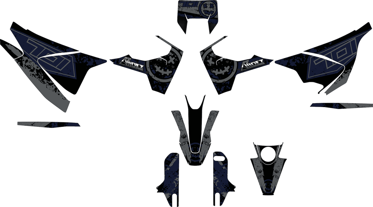 Grafiche perfetta per Husqvarna 701- Smiley Edizione