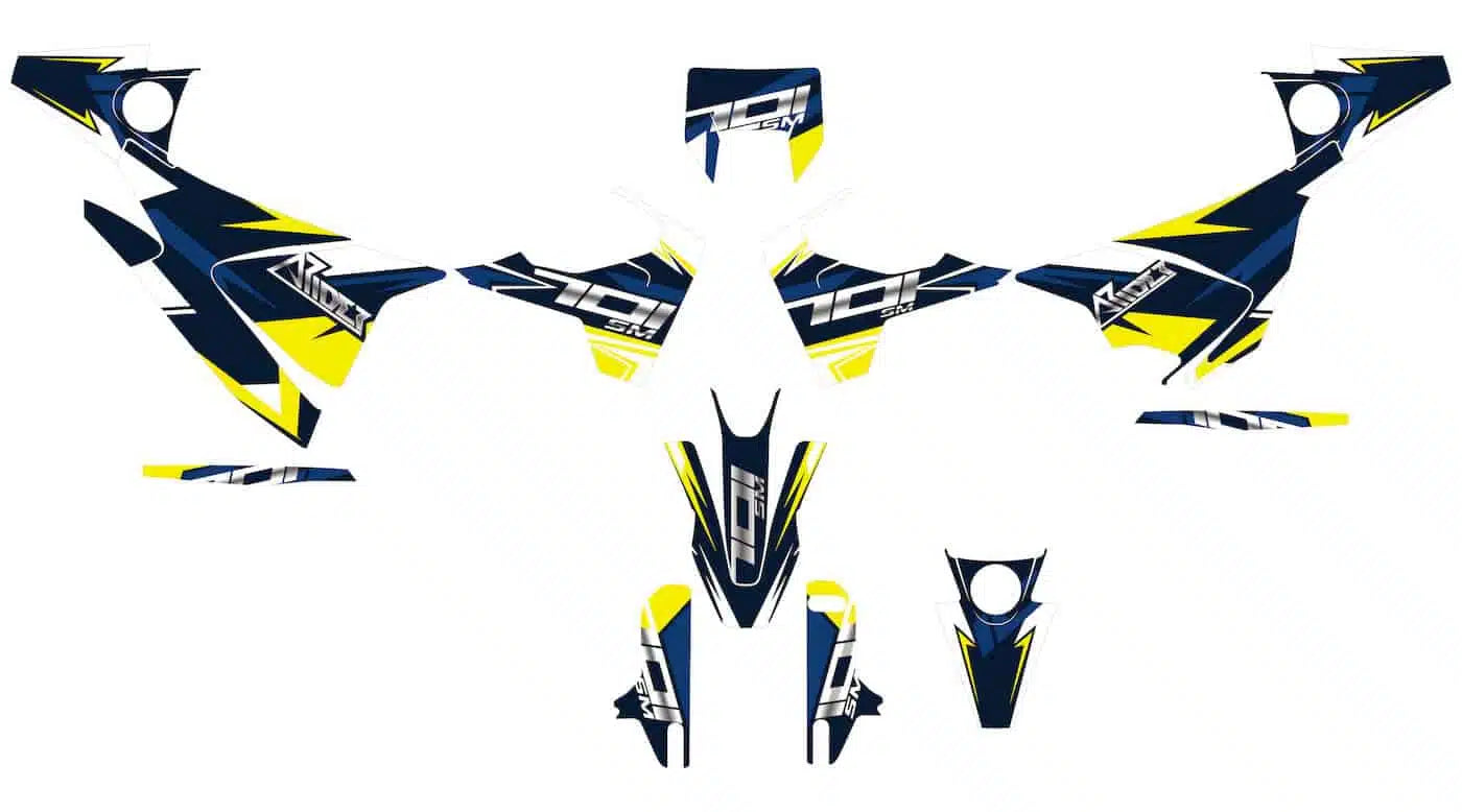 Grafiche perfetta per Husqvarna 701- Storm Edizione