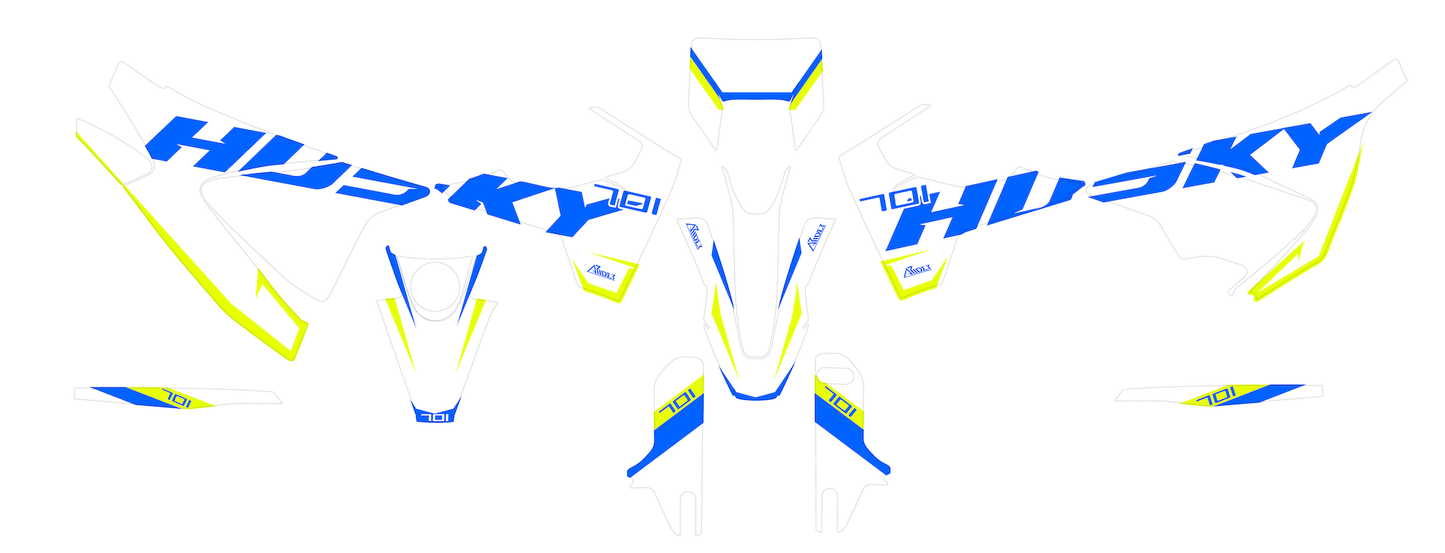 Grafiche perfetta per Husqvarna 701- Floater Edizione