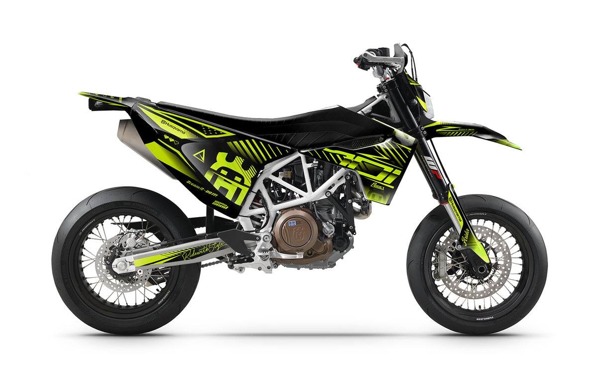 Dekor passend für Husqvarna 701 - Shift Edition, Farbe Gelb