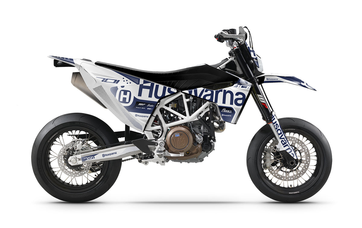 Dekor passend für Husqvarna 701 - Title Edition, Farbe Weiß