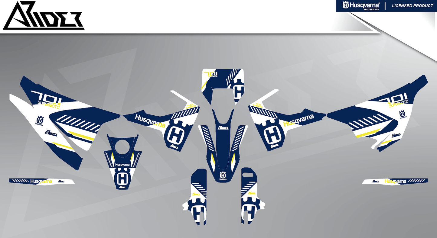 Dekor passend für Husqvarna 701 - Chrono Edition