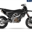 Arider Dekor passend für Husqvarna 701 – Sigma Edition, graues Grafikdesign auf einer Husqvarna 701 Supermoto in Seitenansicht.