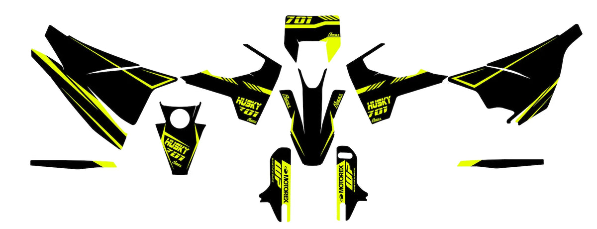 Dekor passend für Husqvarna 701 - Gate Edition - Arider