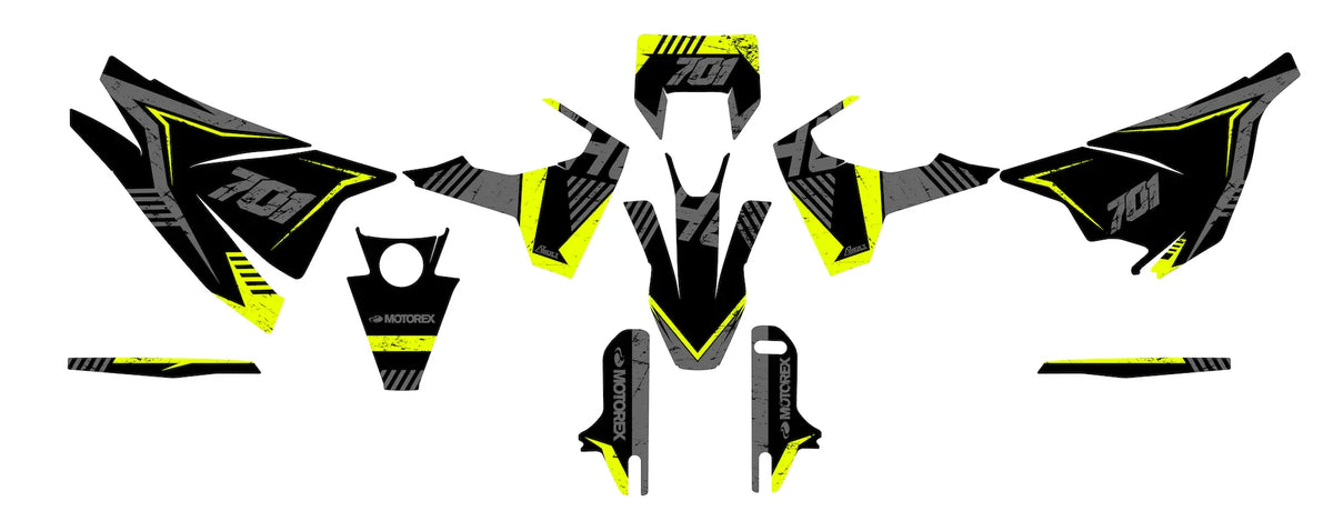 Dekor passend für Husqvarna 701 - Scar Edition - Arider