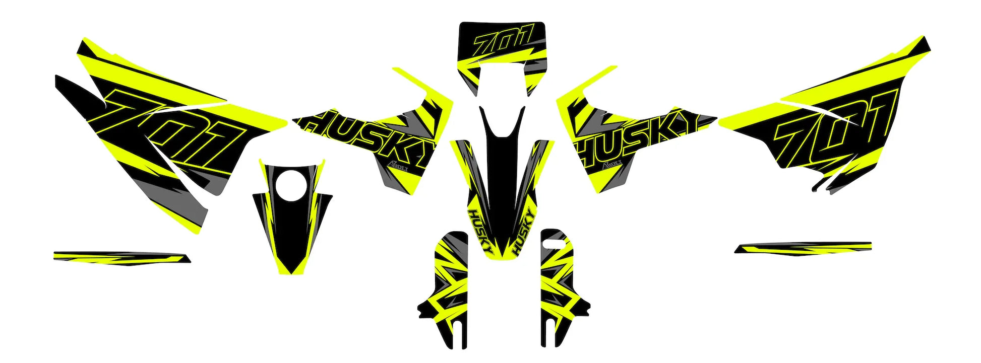 Graphics Kit suitable for Husqvarna 701 - Zenith Edition – Arider Graphics Kit suitable for Husqvarna 701 - Zenith Edition – Arider