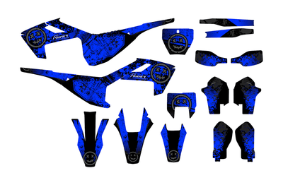 Grafiche perfetta per Husqvarna FE / TE- Smiley Edizione