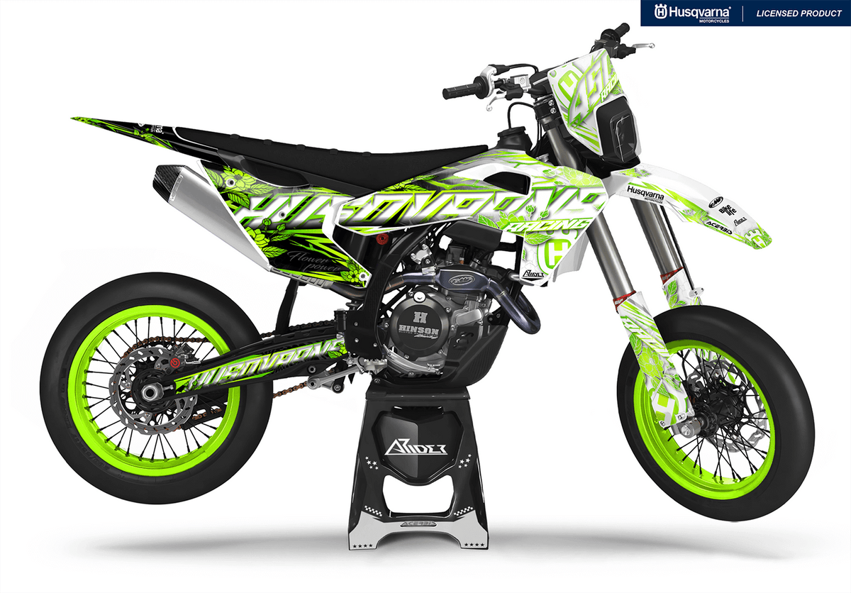 Graphics Kit suitable for Husqvarna FE / TE - Flora Edition