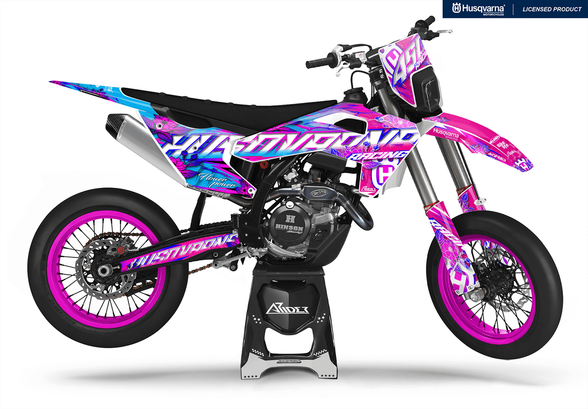 Graphics Kit suitable for Husqvarna FE / TE - Flora Edition