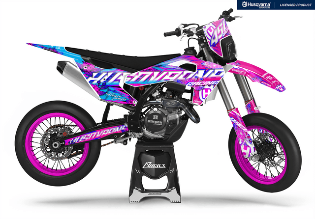 Graphics Kit suitable for Husqvarna FE / TE - Flora Edition