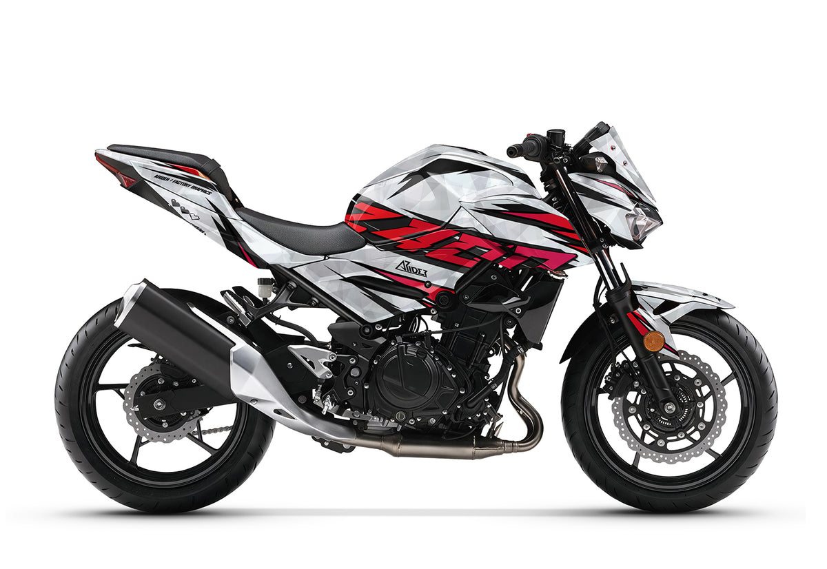 Dekor passend für Kawasaki Z400 - Wild Edition, Farbe Rot
