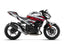 Dekor passend für Kawasaki Z400 - Wild Edition, Farbe Rot