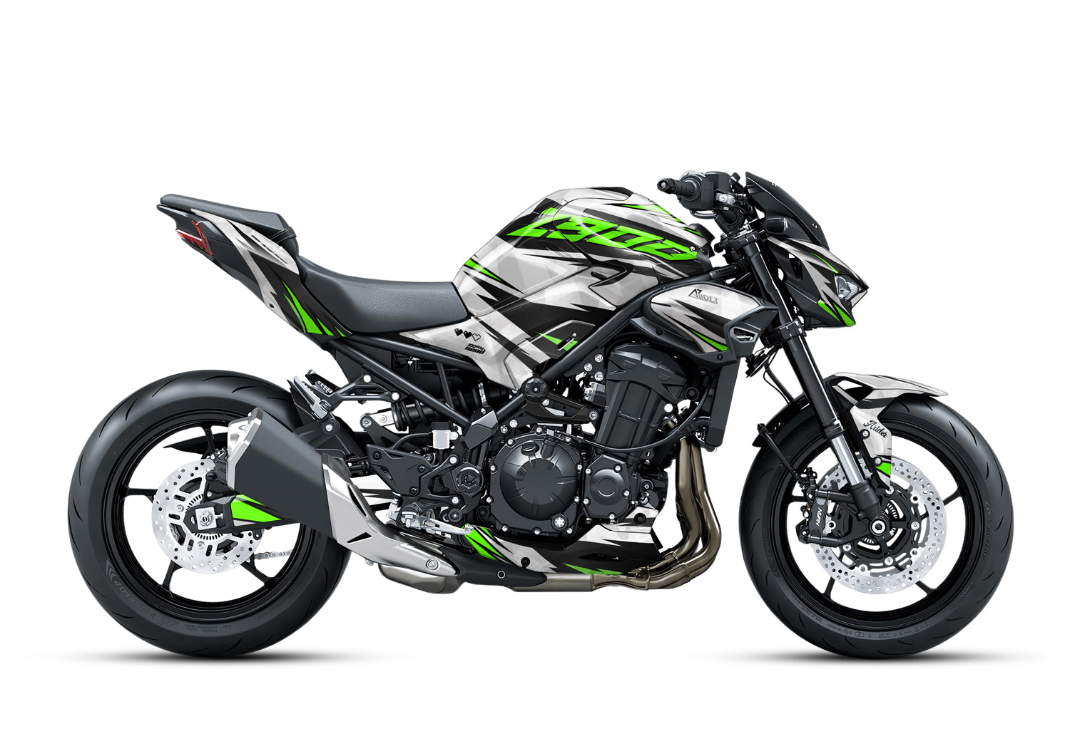 Dekor passend für Kawasaki Z900 - Wild Edition, Farbe Grün, Baujahr 2025 - 2026