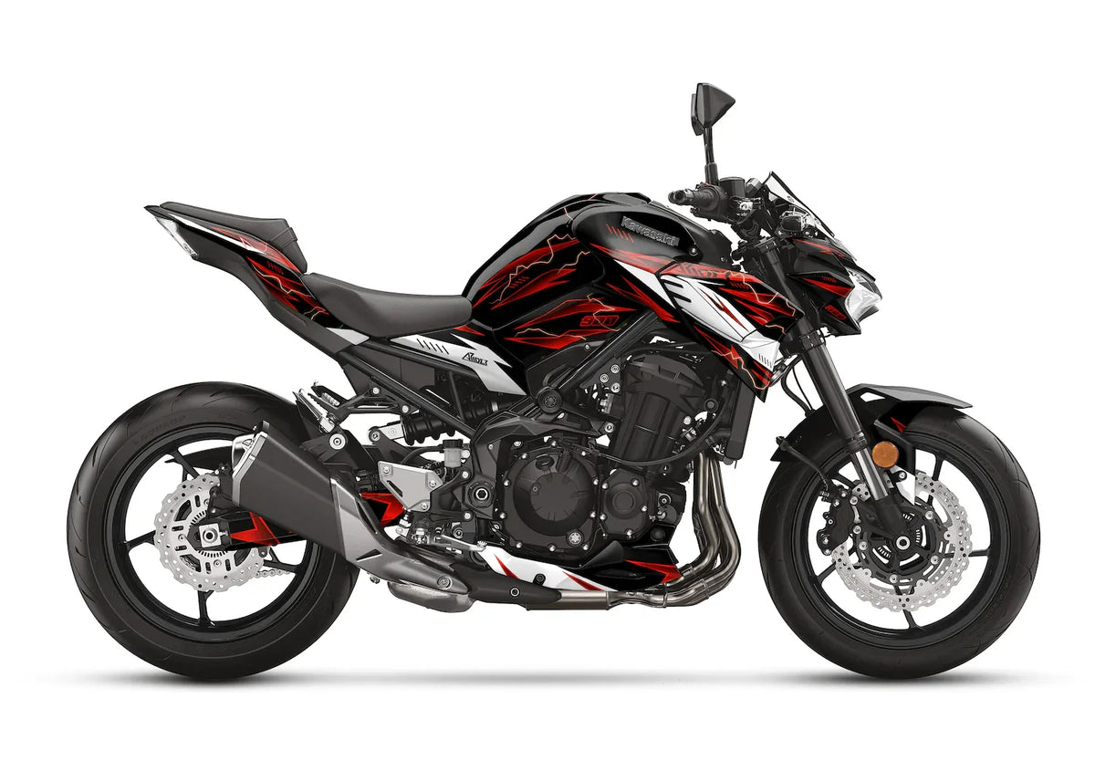 Dekor passend für Kawasaki Z900 - Electrocute Edition - Arider