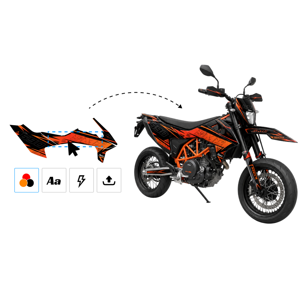 Derbi Senda Dekor selber erstellen