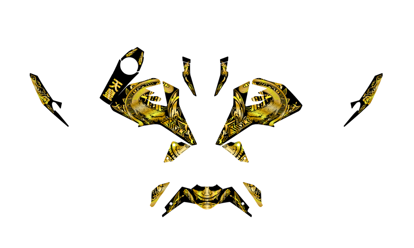 Kit déco adapté pour KTM Duke 125 - Édition Dragon