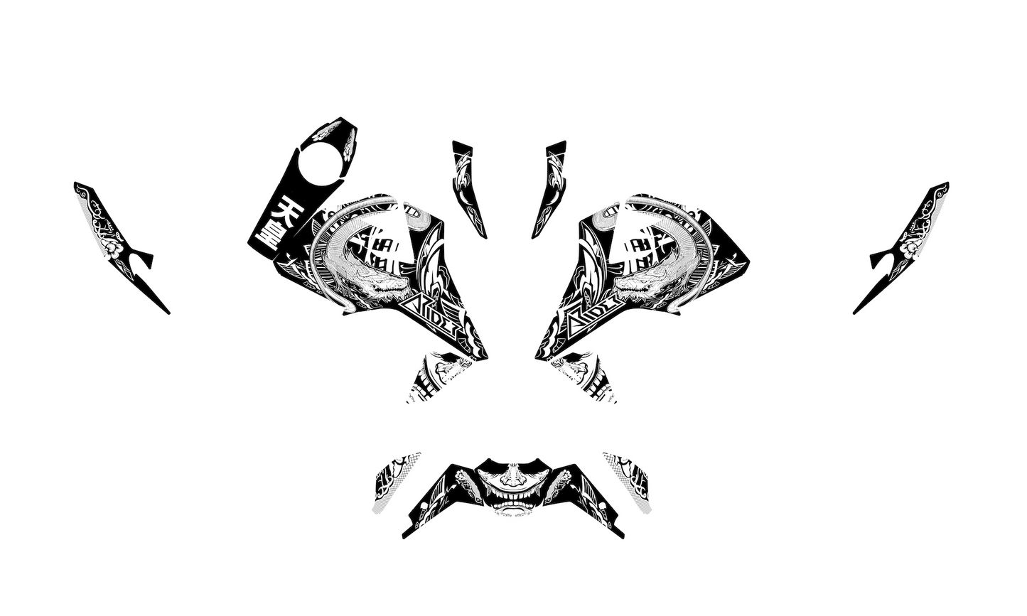 Kit déco adapté pour KTM Duke 125 - Édition Dragon