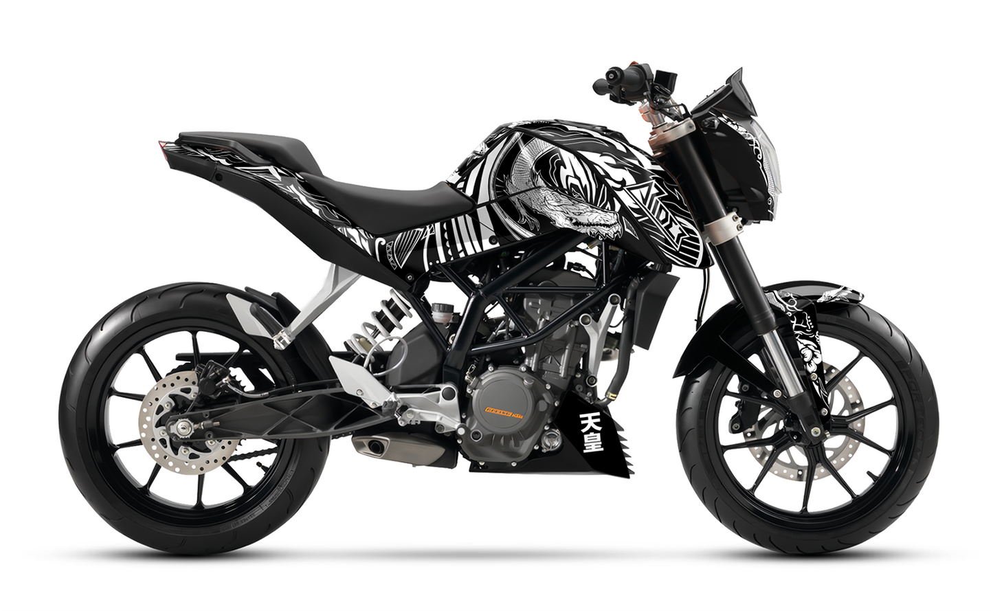 Kit déco adapté pour KTM Duke 125 - Édition Dragon