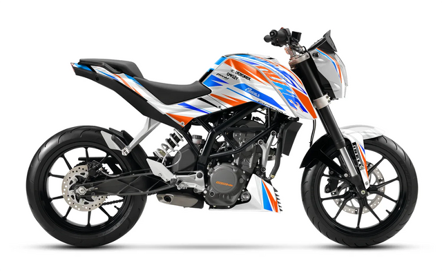 Dekor passend für KTM Duke 125 - Division Edition - Arider